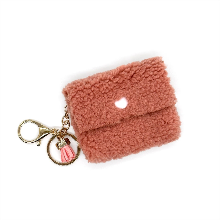 Fuzzy Coin Purse Key Chain