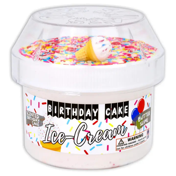 Birthday Cake Butter Textured Slime