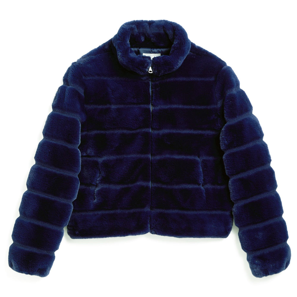 Sapphire Faux Fur Puffer Jacket