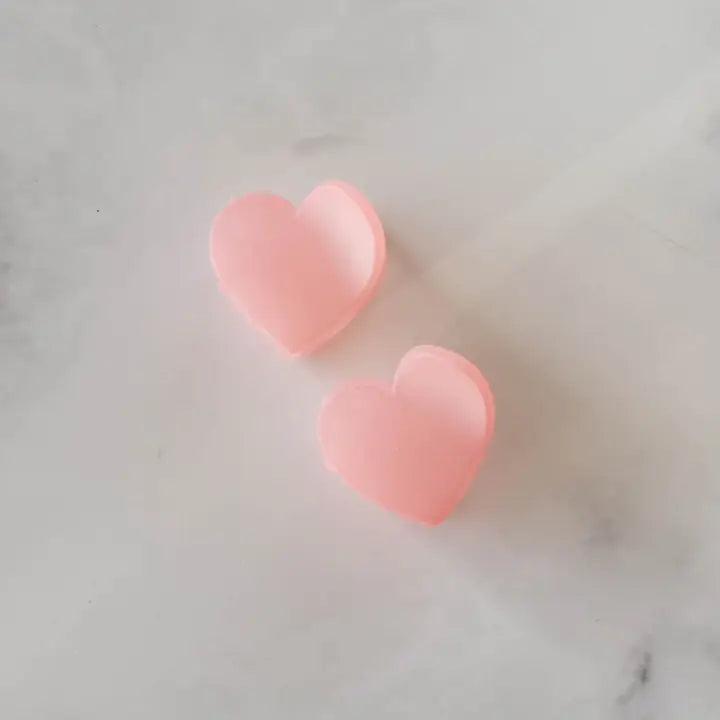 Candy Hearts Hair Clip Set