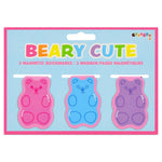 Beary Cute Magnetic Bookmarks Set of 3