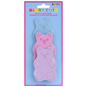 Beary Cute Set of 3 Sticky Notes