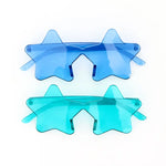 Blue & Turquoise Star Sunglasses- 2 pairs