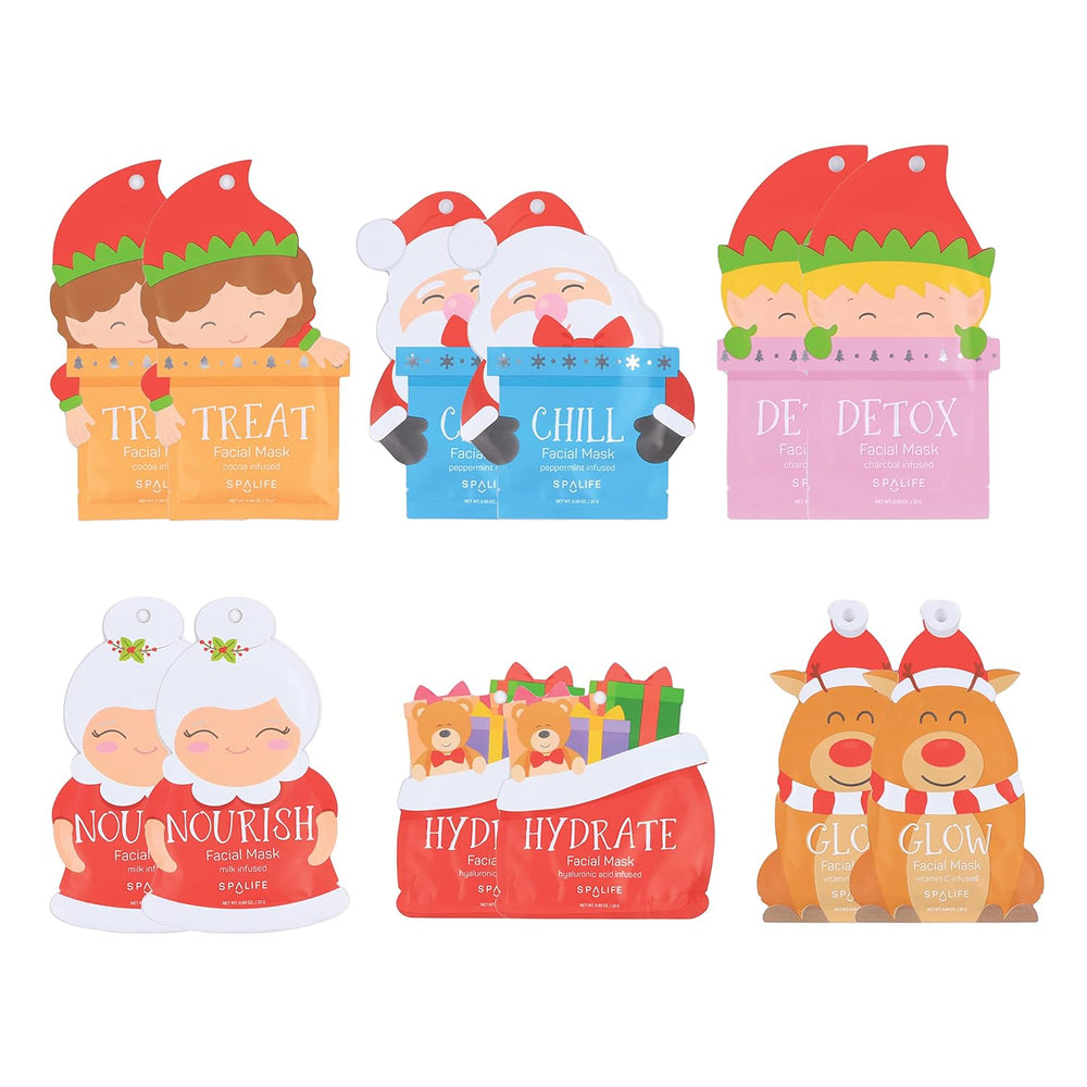 Santa's Squad Hydrating Facial Masks