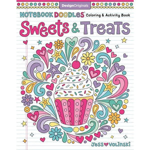 Sweets & Treats Doodles Coloring Book