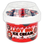 Ladybug Ice Cream Textured Slime