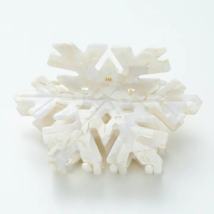 Snowflake Holiday Claw Clip