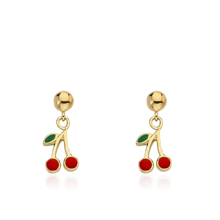 Cherry Chic Dangle Earring