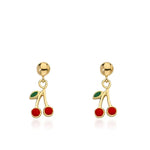 Cherry Chic Dangle Earring