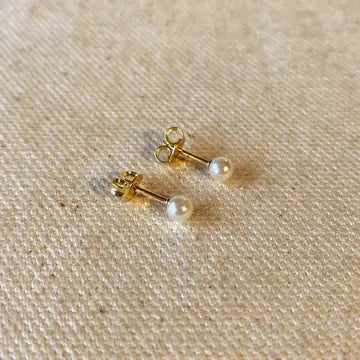 GoldFi Pearl Earrings