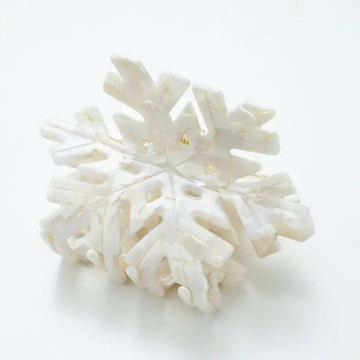 Snowflake Holiday Claw Clip