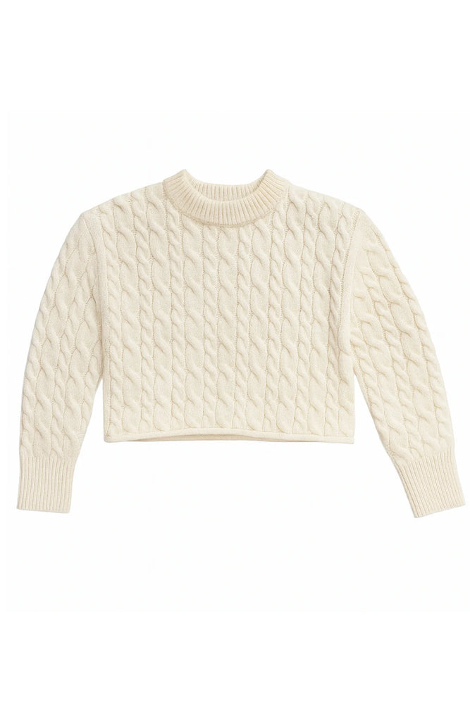 Briar Oatmeal Crewneck Sweater