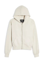 Katie J NYC Ecru Cody Zip Hoodie