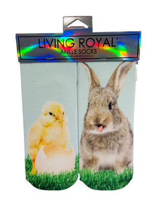 Chick & Bunny Ankle Sock
