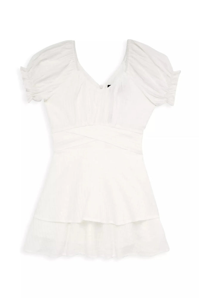 Delilah White Gauze Dress