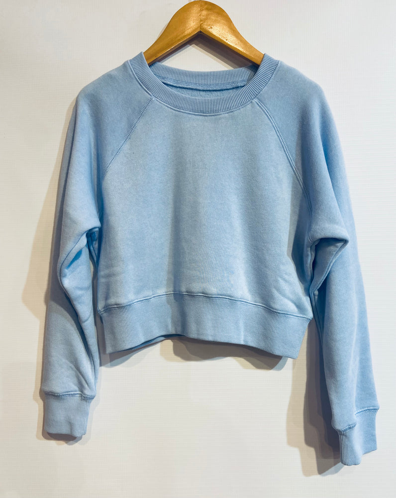 Dylan Crew Sweatshirt- Baby Blue