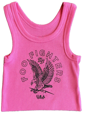 Foo Fighters Crop Tank Top