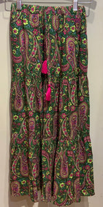 Green Paisley Esme Skirt