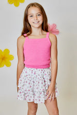 Design History Cherry Pink Knit Tank