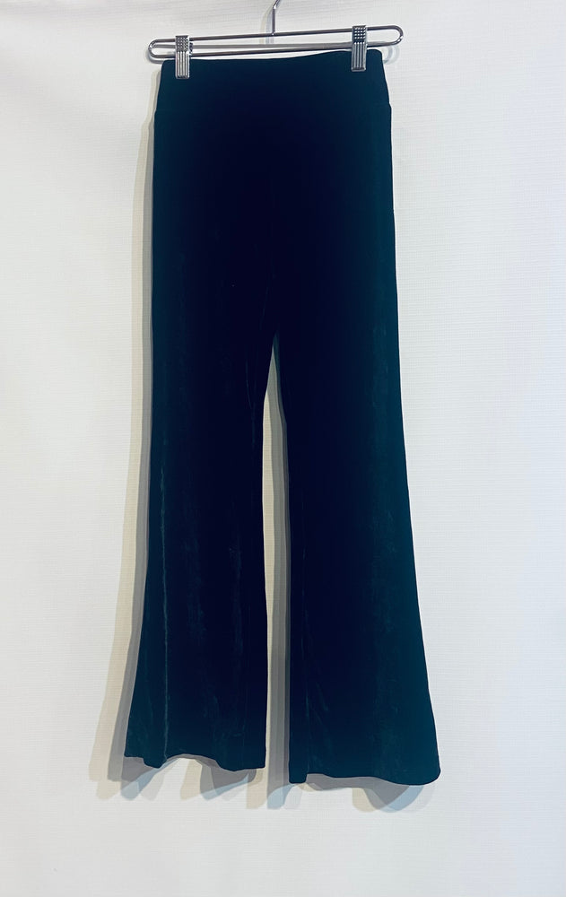 Black Velvet Flare Pant