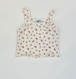 Ivory Floral Cami Tank