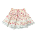 Lara Shabby Floral Stripe Skirt