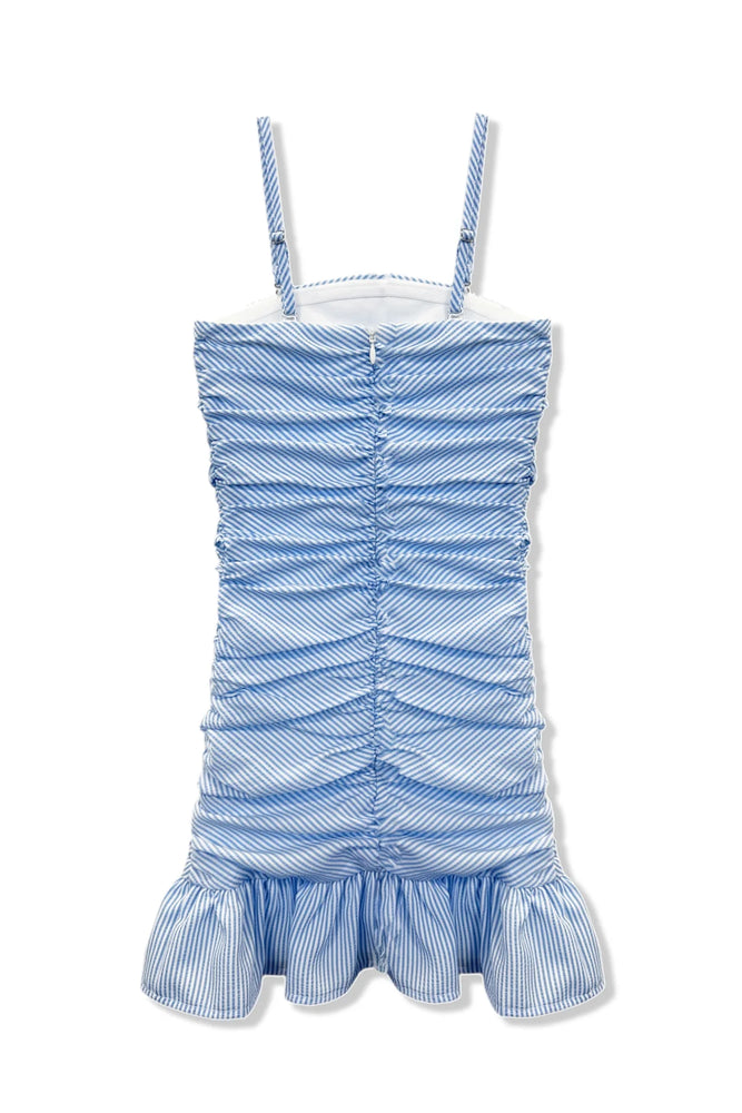 Katie J Baby Blue Stripe Indigo Dress