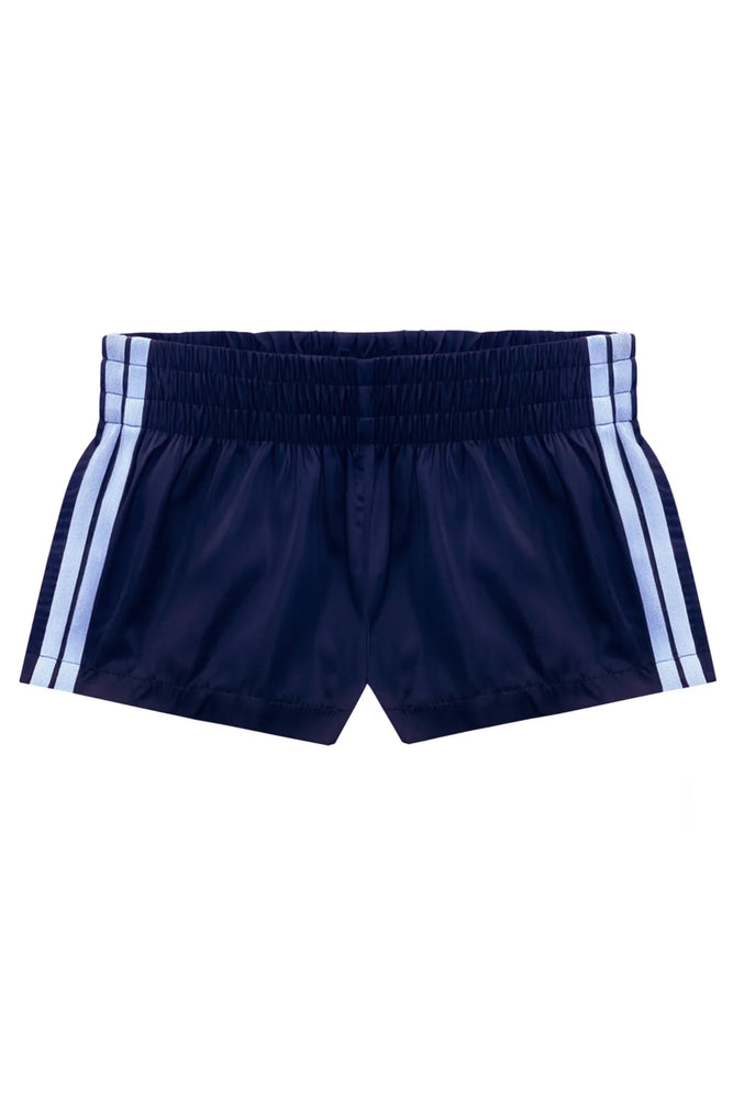 Katie J  Navy & Baby Blue Stripe Jordyn Shorts