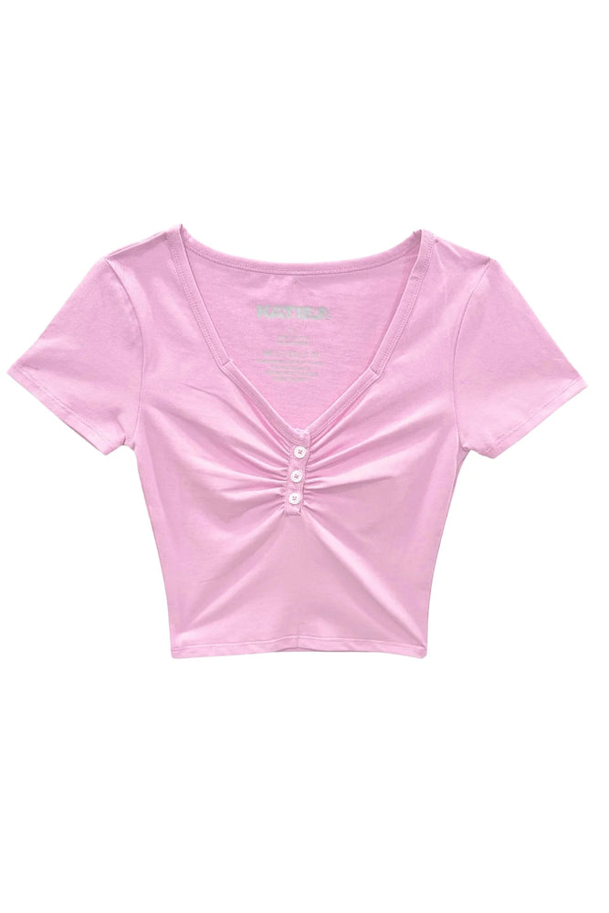 Katie J Baby Pink Keely Top