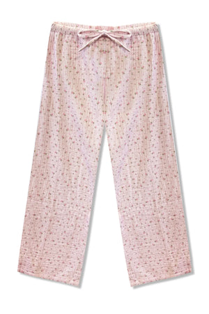 Katie J Pink Rose Kiki Gauze Pants