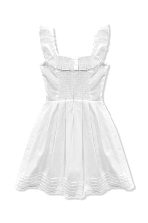 Katie J Sweet Cotton Mabel Dress White