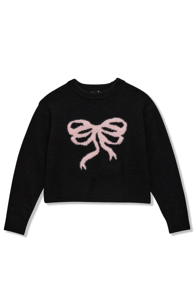 Maggie Intarsia Crew Sweater