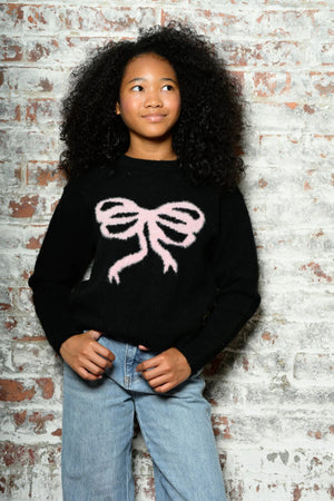 Maggie Intarsia Crew Sweater