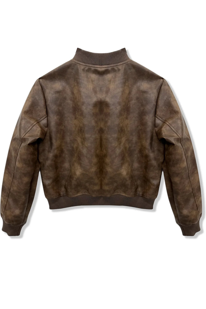 Katie J NYC Maverick Vegan Leather Bomber