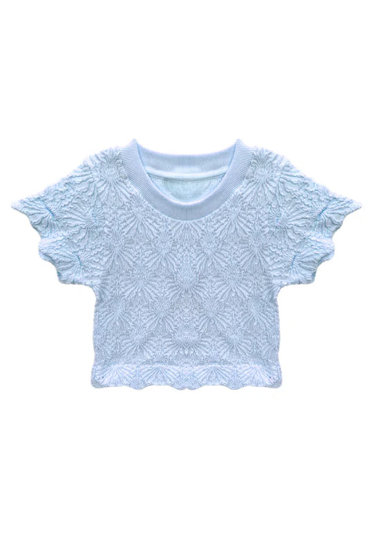 Baby Blue Maizie Stretch Tee
