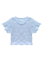 Baby Blue Maizie Stretch Tee