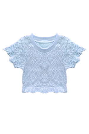 Baby Blue Maizie Stretch Tee