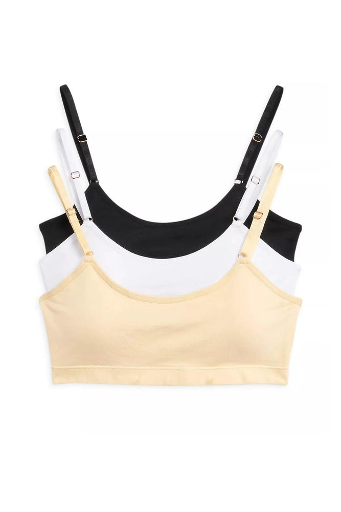 Tween Assorted Seamless Cami Bralette Set of 3