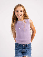 Lavender Torrin Shell Sweater