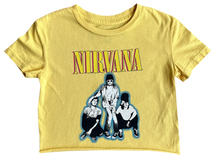 Nirvana Sunrise Cropped Tee