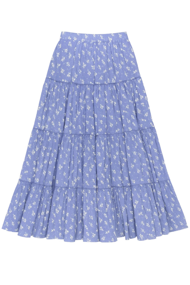 スカート poppy tokyo FLOWER RIBBON TIERED SKIRT Poppy First Blossom Tiered Skirt – Violet and Valentine