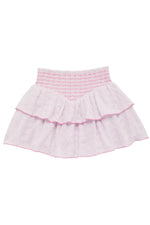 Baby Pink Embroidered Karlie skirt