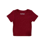 Katie J NYC Mulberry Livi Ribbed Tee
