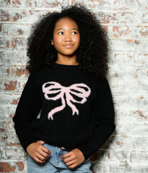 Maggie Intarsia Crew Sweater (2 Color Options)