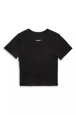 Katie J NYC Black Livi Ribbed Tee