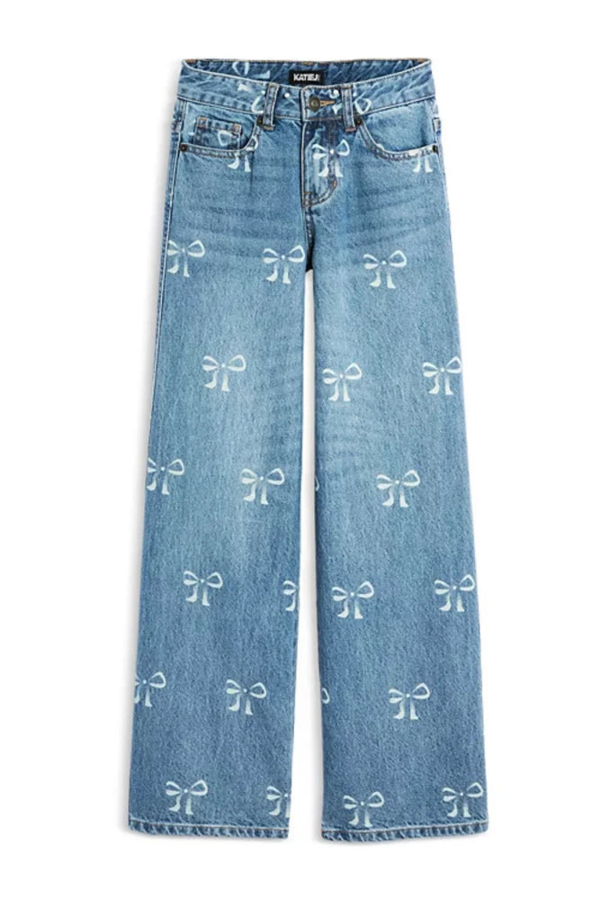 Chicago Distressed Bow Jeans