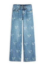 Chicago Distressed Bow Jeans