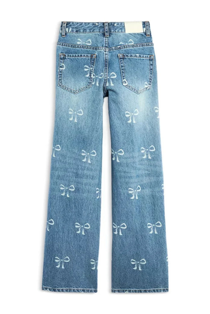 Chicago Distressed Bow Jeans