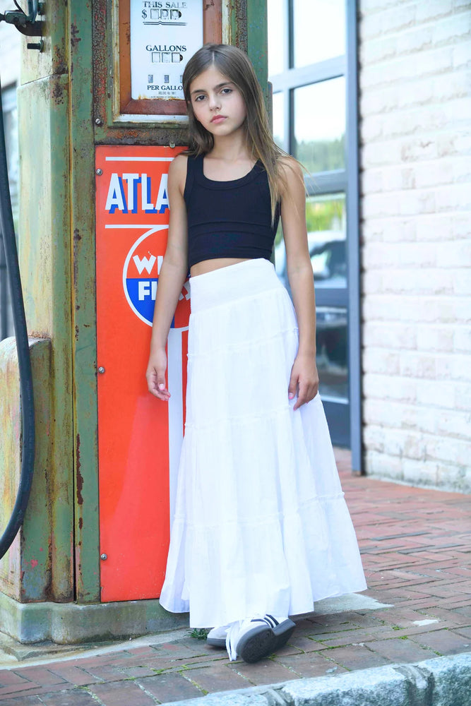 White Meadow Skirt