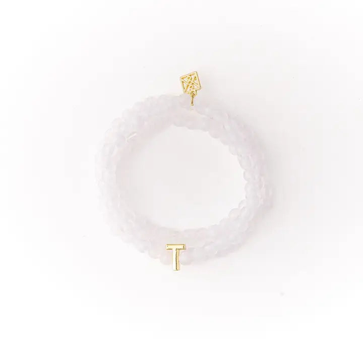 Beaded Initial Bracelets